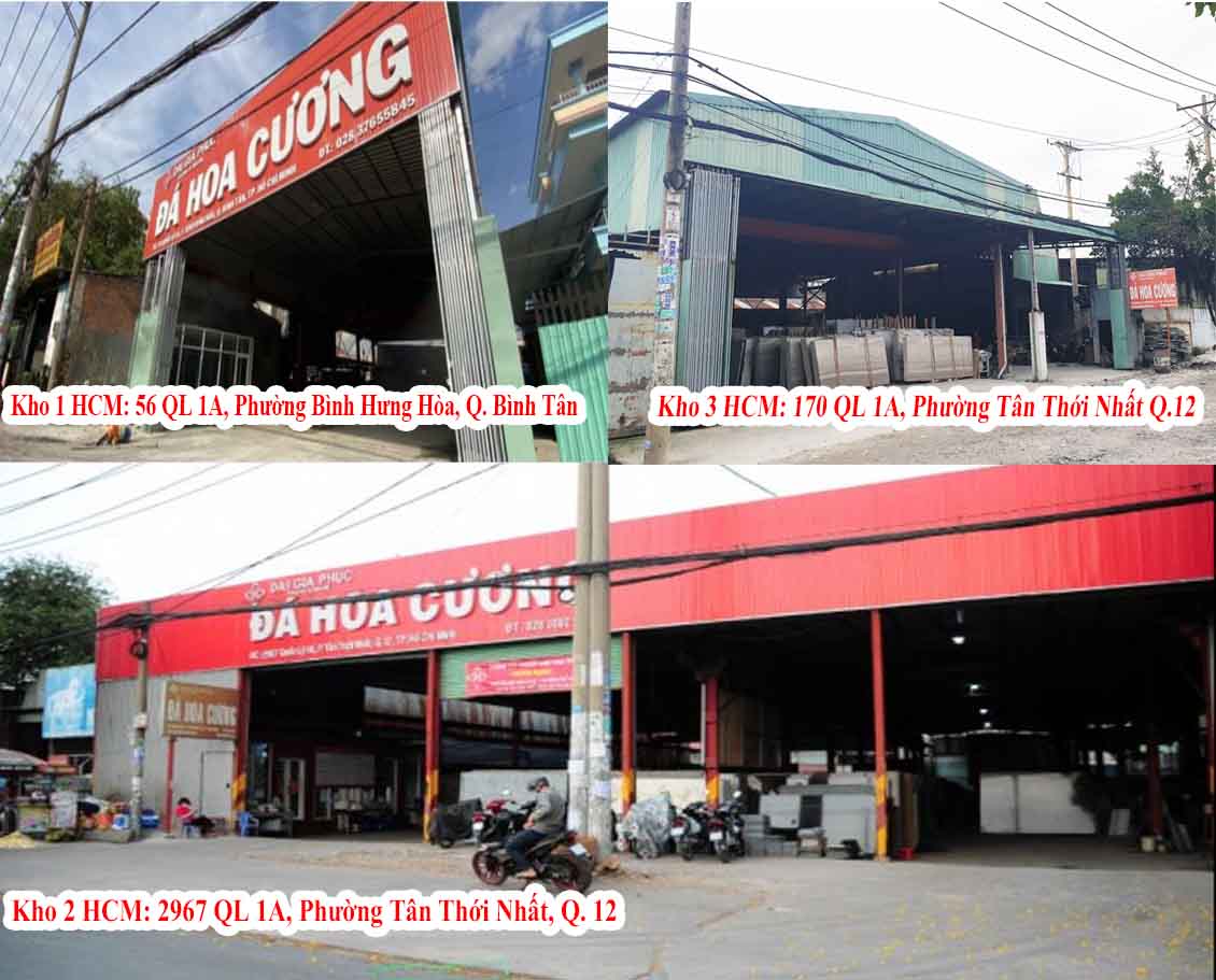 Showroom đá nhân tạo và đá tự nhiên Đại Gia Phúc HCM