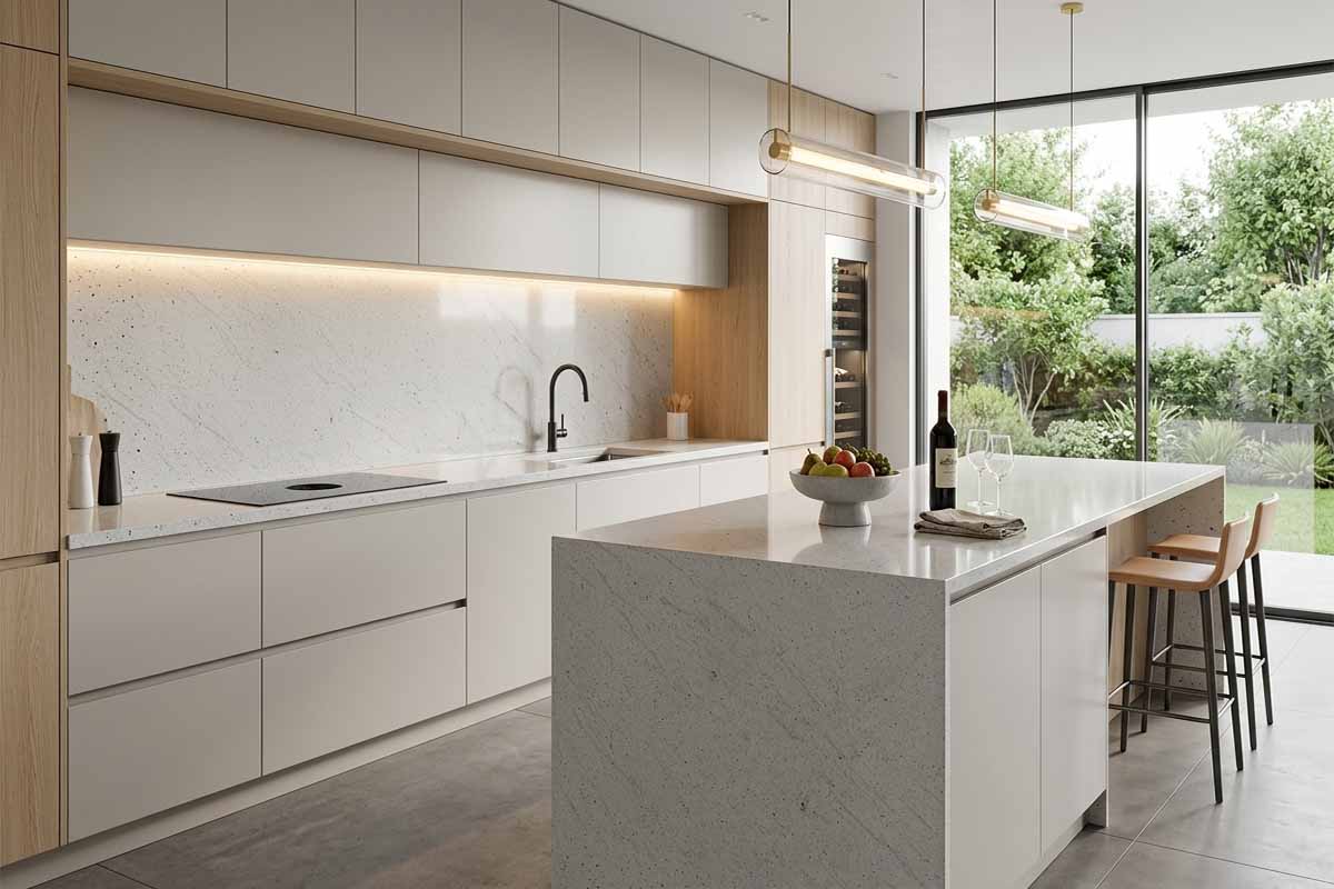 đá granite làm mặt bếp cao cấp