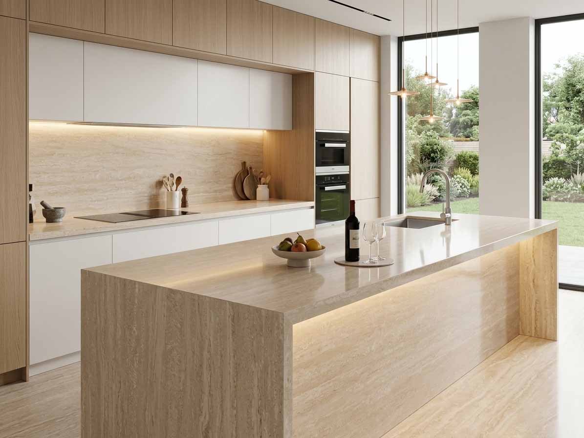 đá nhân tạo làm bếp hiện đại4