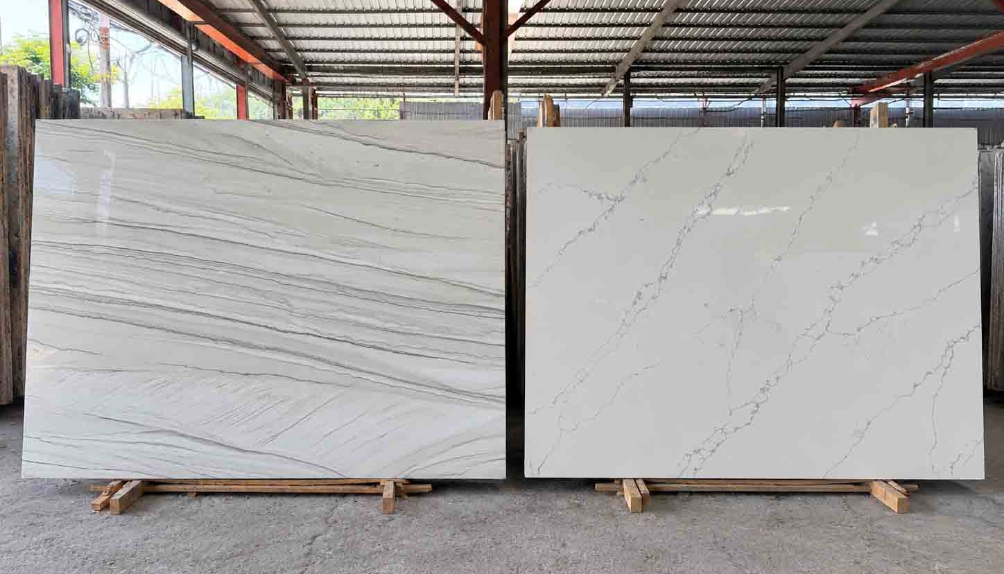 phân biệt Quartzite tự nhiên và Quartz nhân tạo